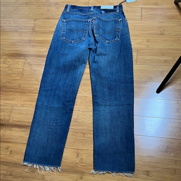 NWT RE/DONE x LEVI'S Ultra High Rise Stovepipe Jeans, Size 27 USA - Picture 10 of 11